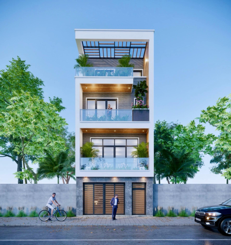 Nhà Phố 4 Tầng – Giải Pháp Cho Gia Đình Nhiều Thế Hệ tại Cần Thơ